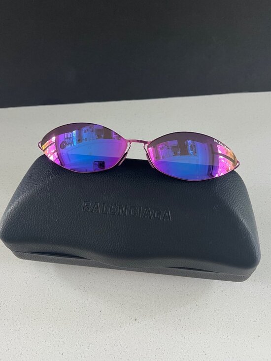 Balenciaga BB0350S Purple Malibu Sunglasses main image 7